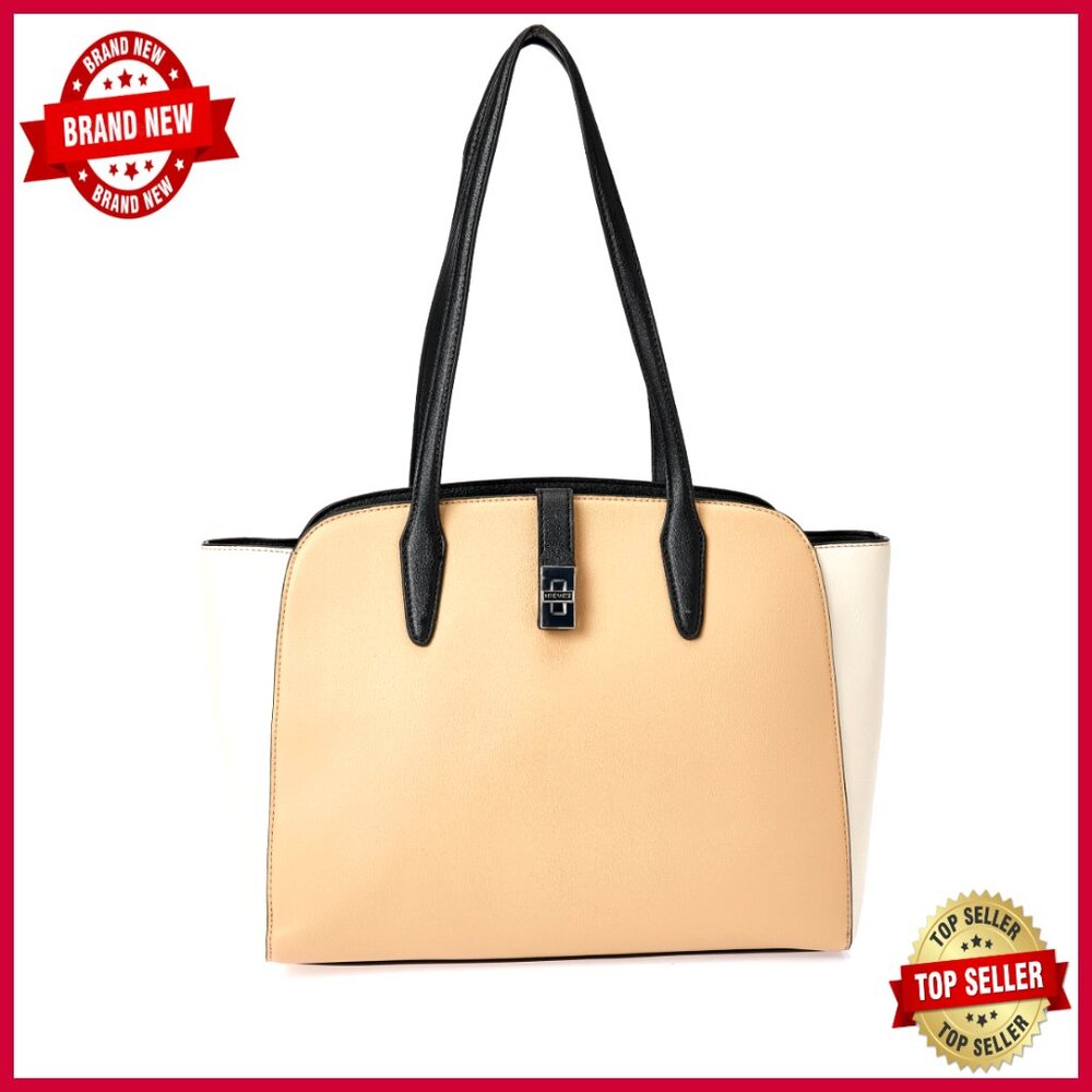 Large Cotton Blend Lining Tote Shoulder Bag For Everyday Use